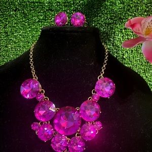 Purple Rain” necklace set